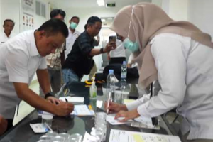 Pejabat di Lingkup Pemkab Kuningan Di Tes Urine